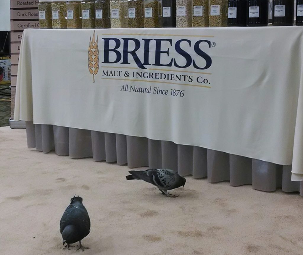 Everyone is getting into craft distilling!  These 2 visited the Briess booth and loved our Bonlander malt.