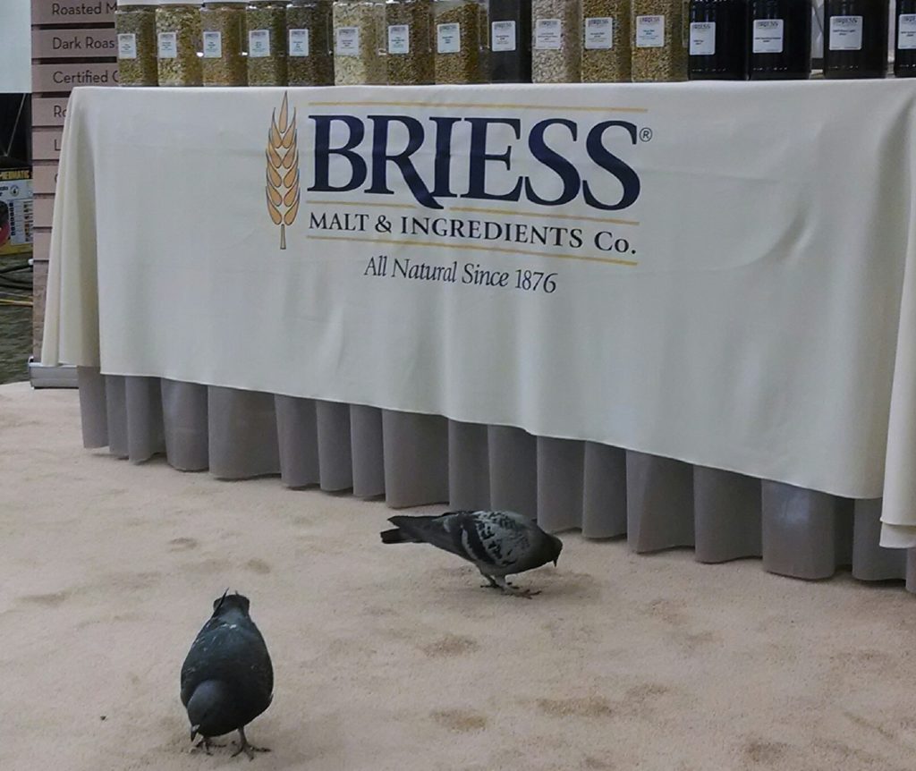 Everyone is getting into craft distilling! These 2 visited the Briess booth and loved our Bonlander malt.