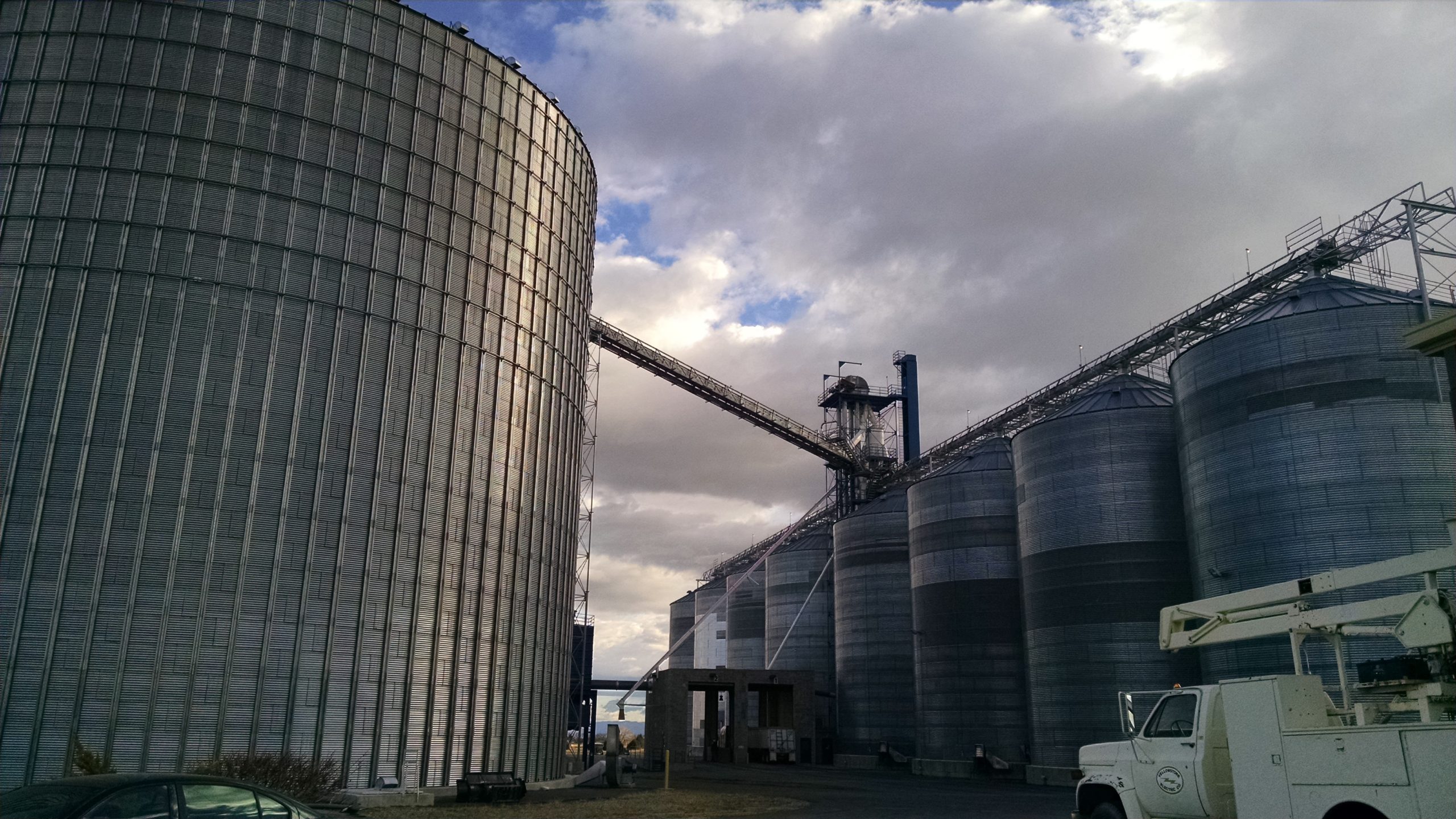 The bin on the left holds 800,000 bushels of barely--you do the math!