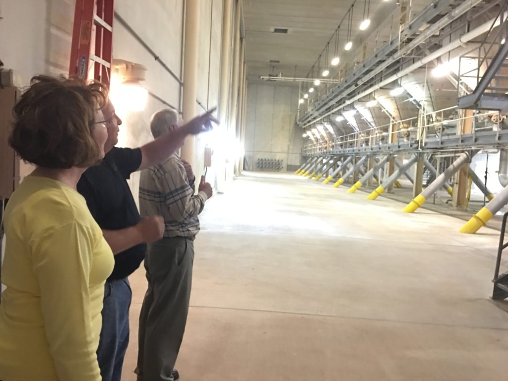 The steep tanks at the Manitowoc facility. 