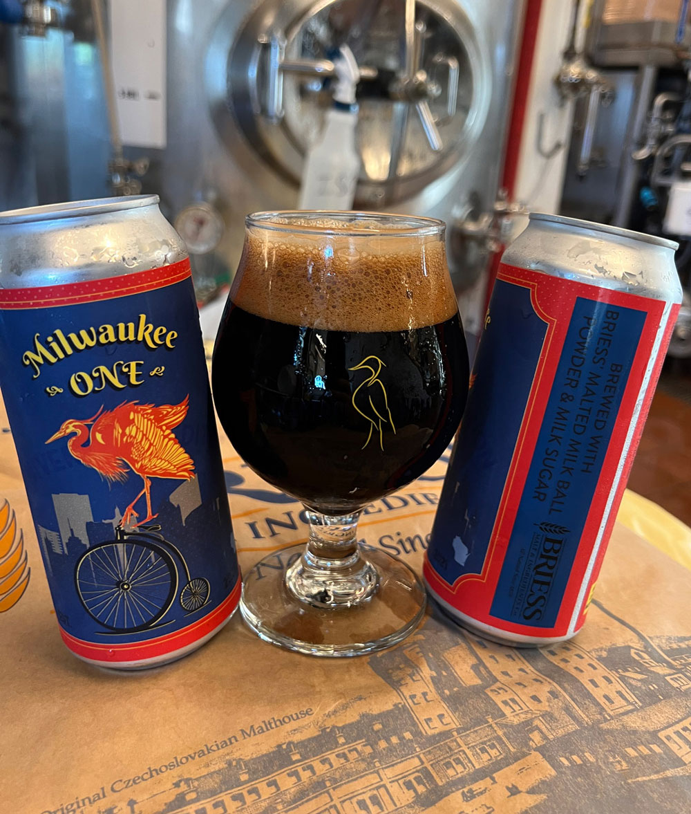 central waters milwaukee one malted milk stout
