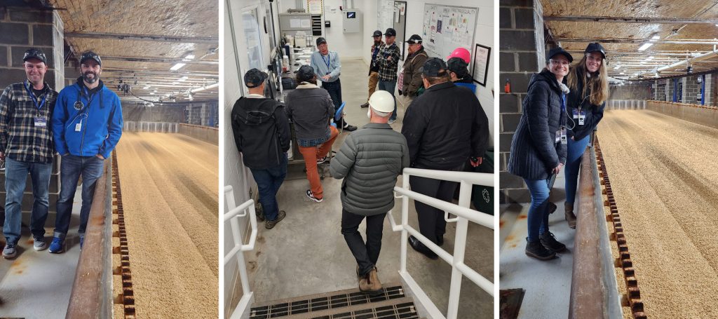 Tour of the malt plant