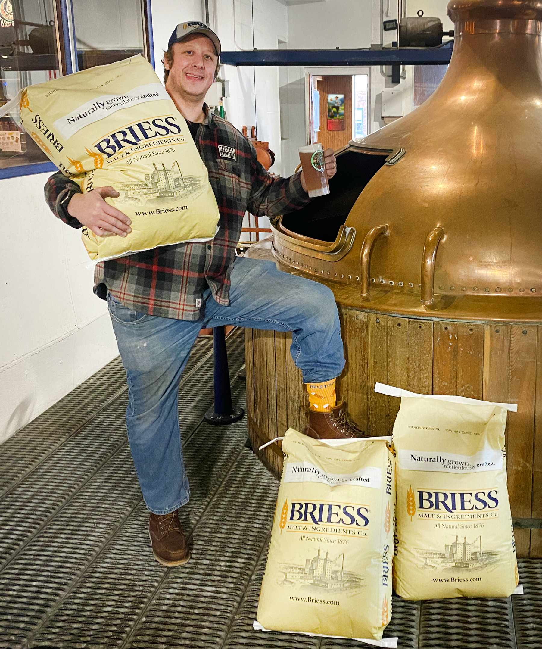 Capital Brewery’s Head Brewer, Tanner Brethorst